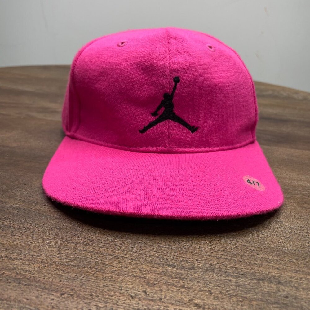 Air Jordan Hat Girls Ages 4-7 Hot Pink Flat Brim Sporty‎